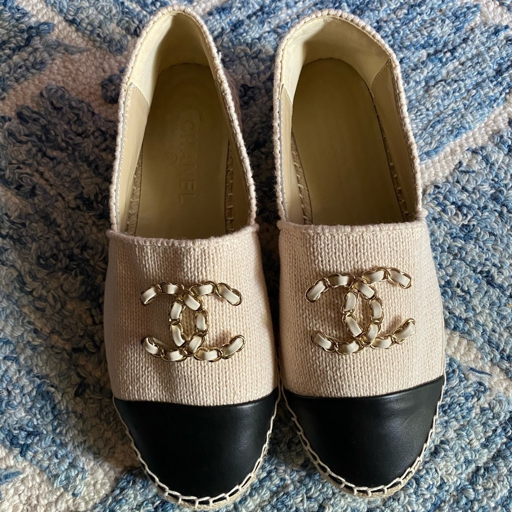 Chane espadrilles. Preowned size39.
